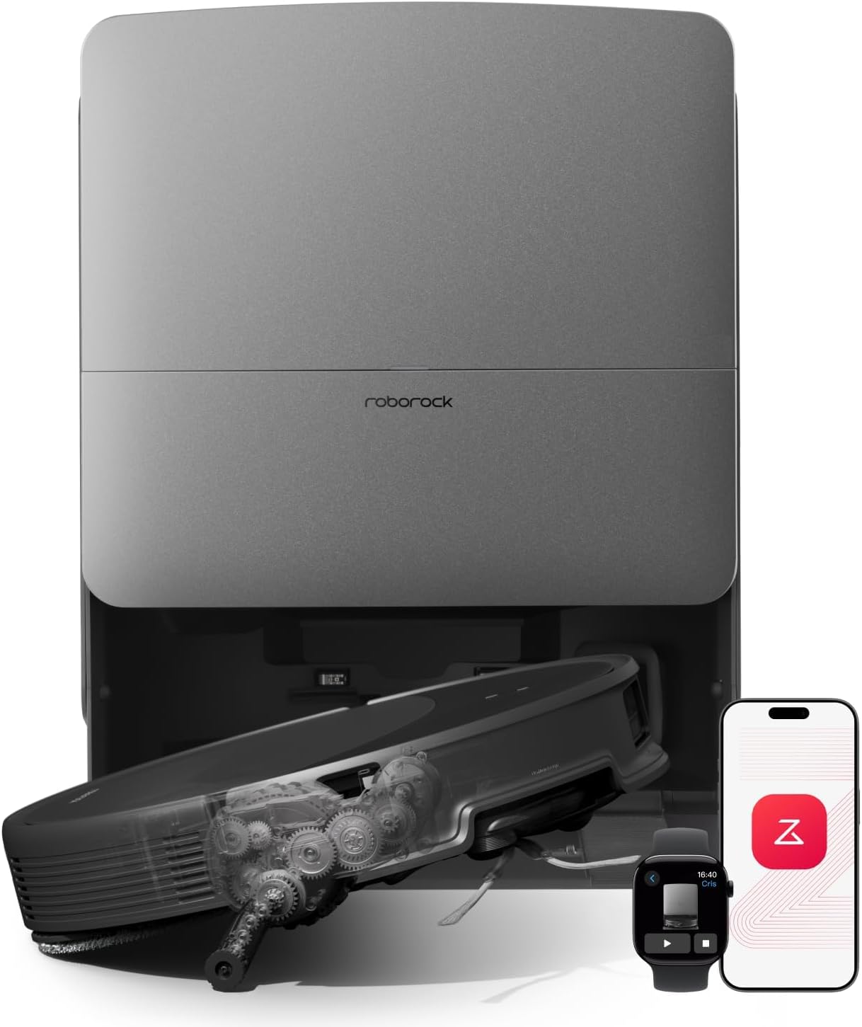 roborock Saros 20 Robot Vacuum and Mop, 36000 Pa, 300+ Obstacle…