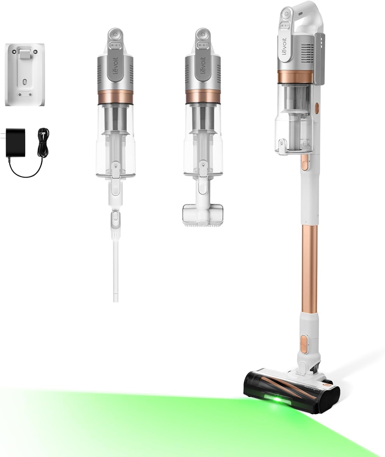 Levoit VortexIQ® Cordless Vacuum Cleaner for Pet Hair, 50-Min Runtime