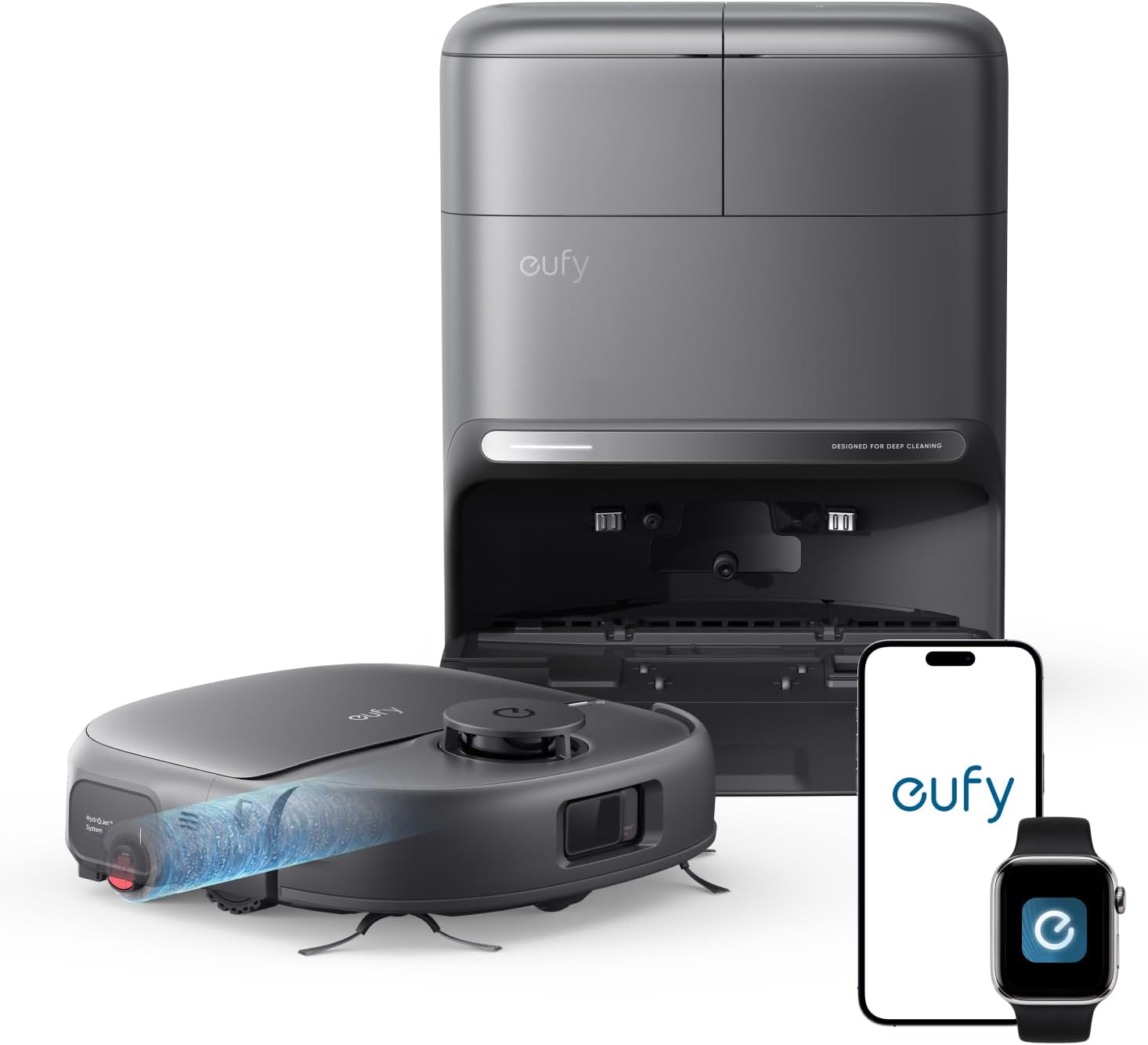 eufy C28 Robot Vacuum Cleaner and Mop Combo, 15,000 Pa, HydroJet…