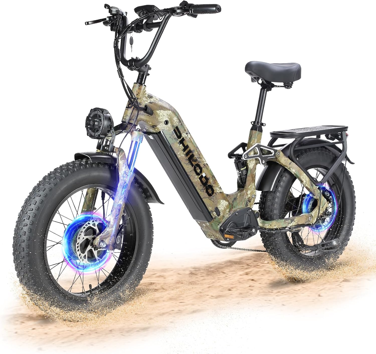 Falcon 60V Off-Road Electric Bike - Dual Motor Hunting Ebike, Fat Tire…